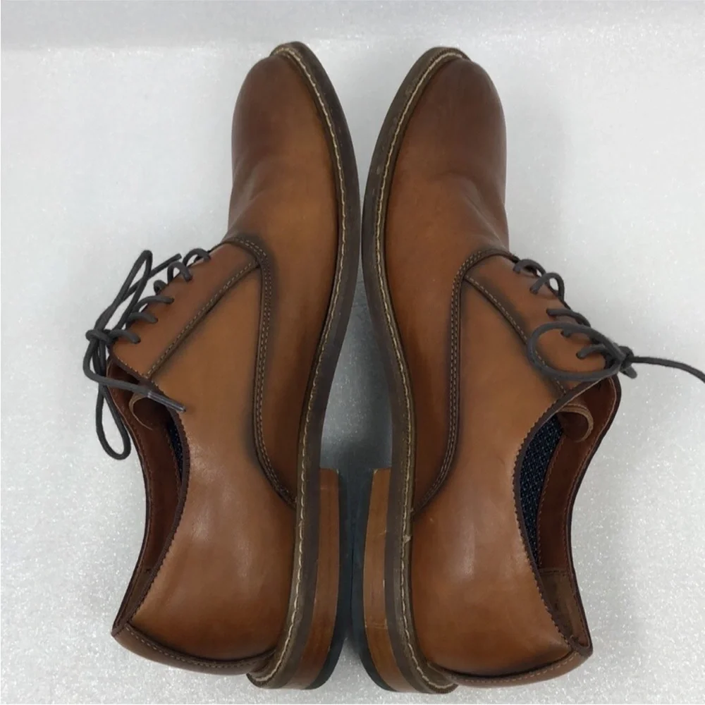 Vince Camuto Shoes Lawsen Brown Leather Oxford Men’s Size 8.5M